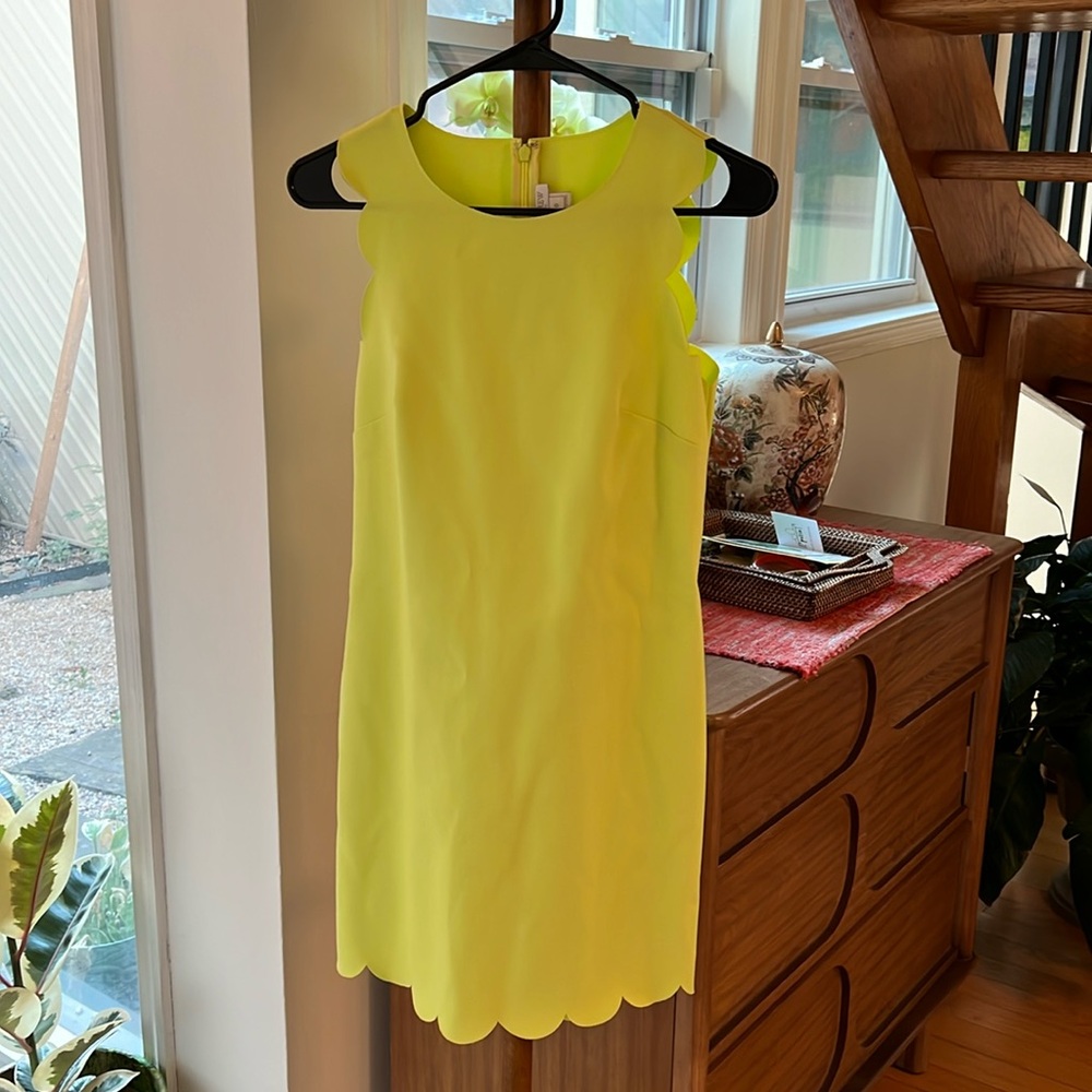 Lime green mini dress